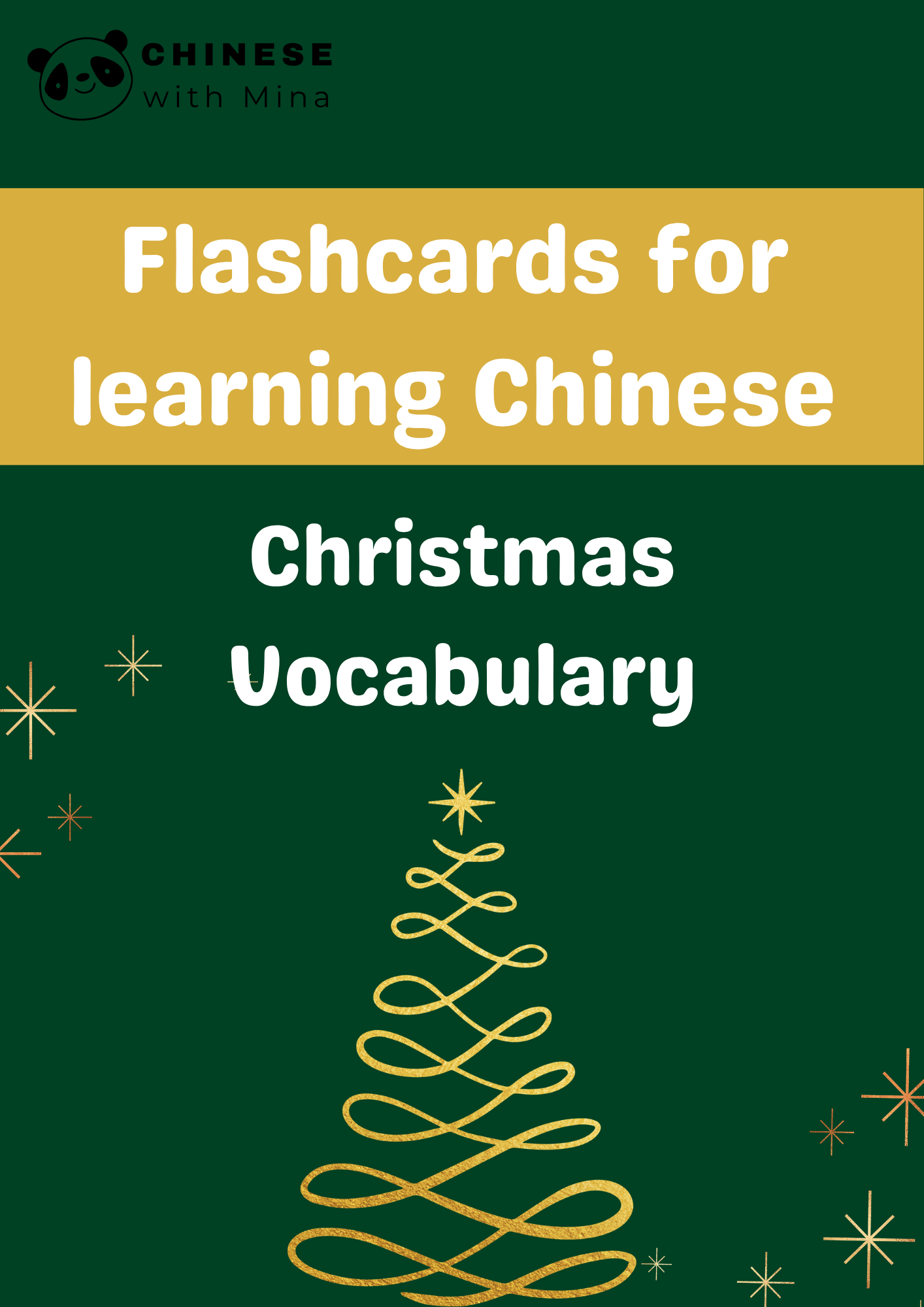 Flashcards — Christmas vocabulary