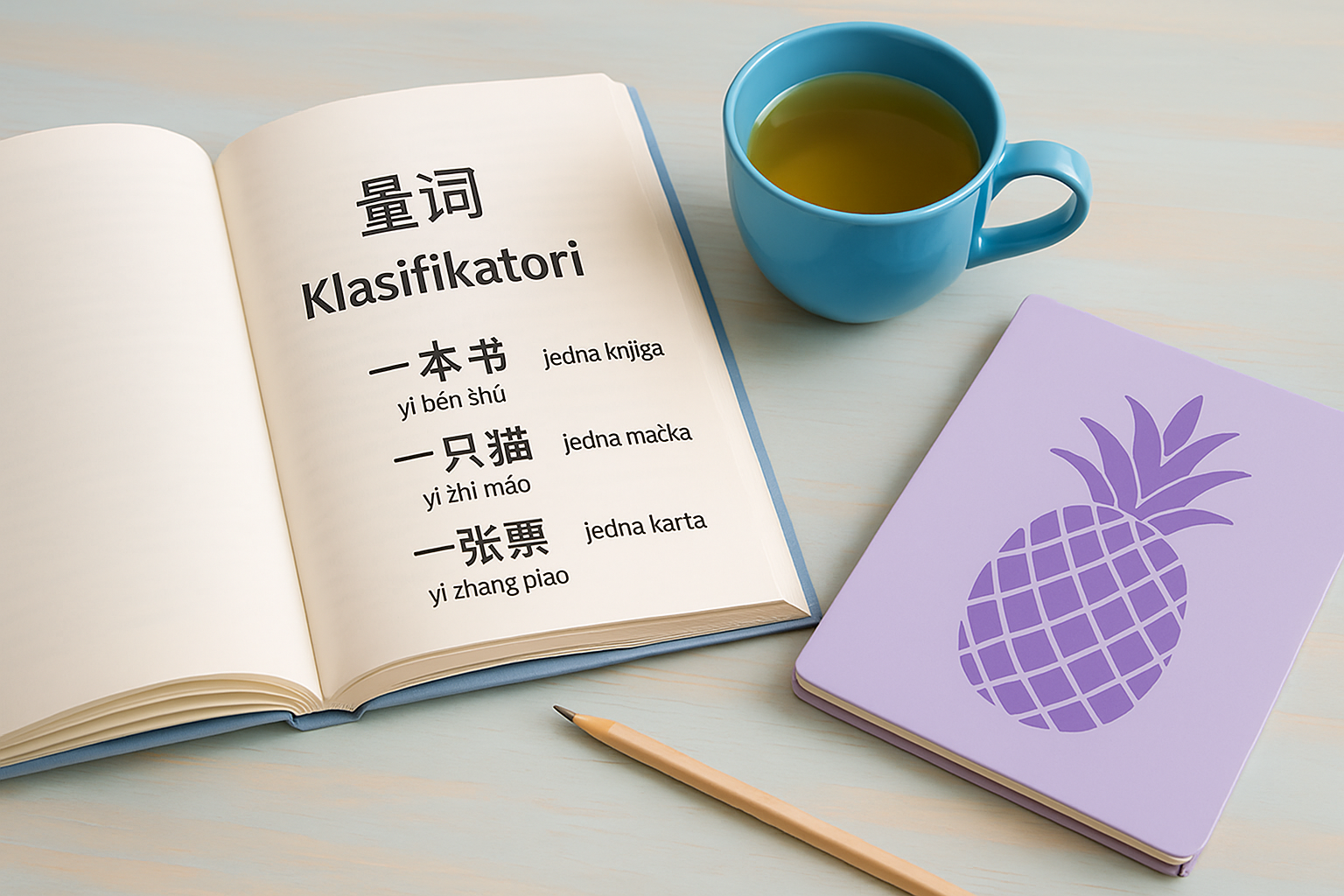 Kineski klasifikatori u knjizi