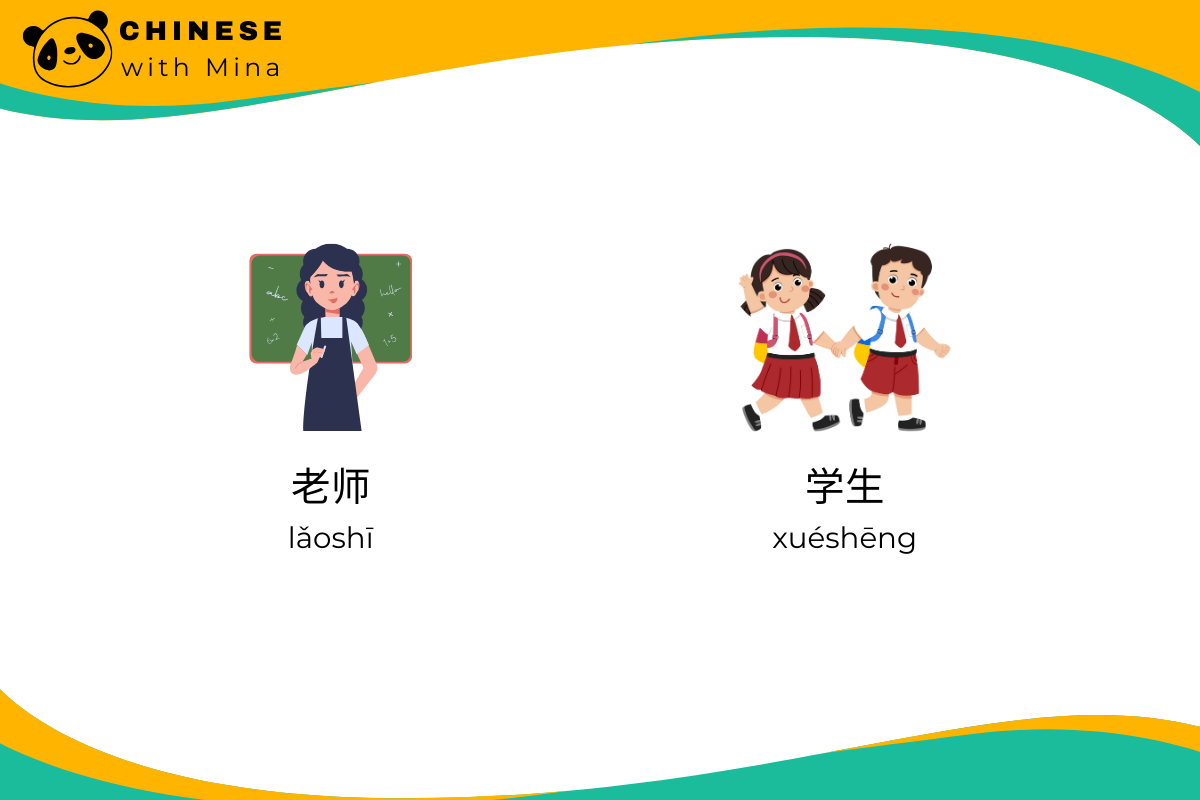 Classroom roles in Chinese