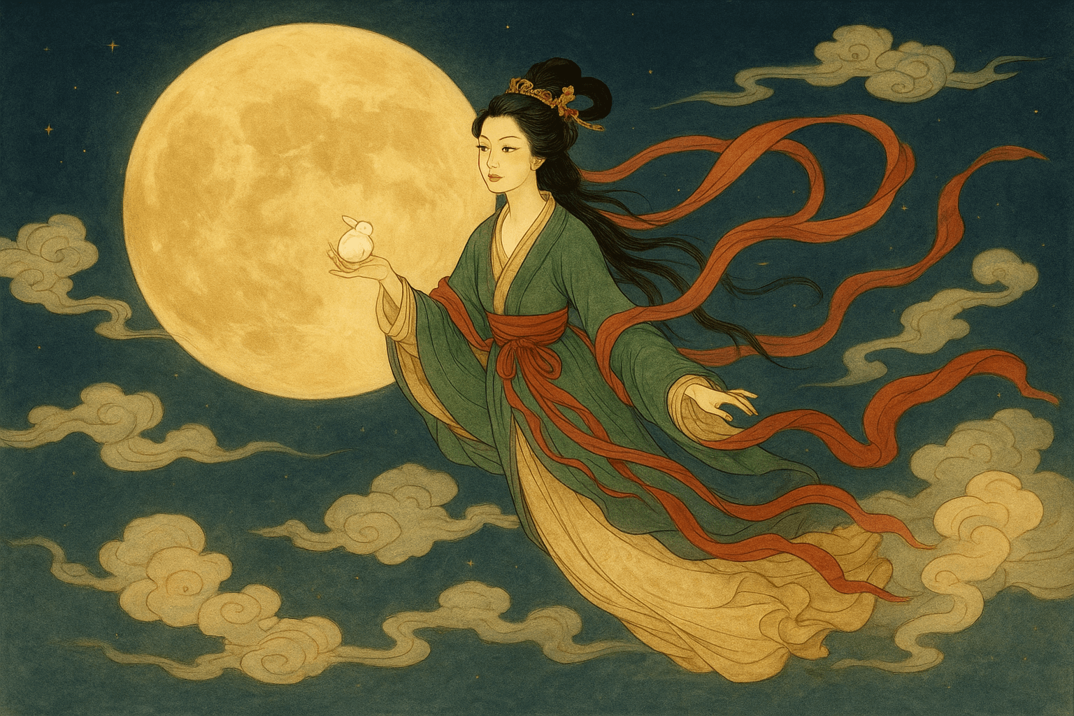 Ilustracija Čang E